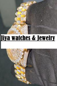 Reloj Mecánico de Lujo VVS Moissanite Diamond Miyota con Correa de Acero Inoxidable y Esfera de Cristal Unisex - Product Image 2