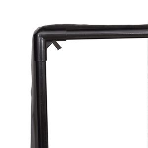 Lettino Doppio Prendisole in Rattan PE Grigio con Struttura in Acciaio Verniciato a Polvere e Poliestere - Lettino Durevole dal Design Elegante - Product Image 6