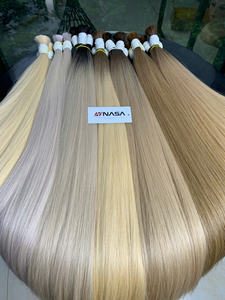 Extensiones de Cabello Vietnamita Virgen al 100%, Sin Procesar, de Doble Trama, de la Mejor Calidad, Puntas de Cabello Súper Doblemente Tramadas - Product Image 5