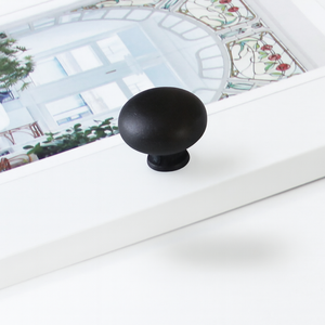 Durable European Style Zinc Alloy Knob Elegant Black <b>Handle</b> for Kitchen Cabinet Dining Room Wardrobe Living Room Drawer Pulls - Product Image 4
