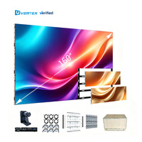 Pantalla LED Ultrafina para Gabinete de 250*1000mm, Panel de Pantalla LED para Interiores de Iglesias, GOB COB, Espaciado Pequeño de 250*250mm, Módulo LED