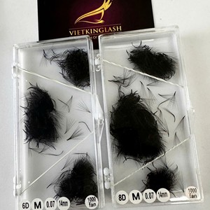 Extensiones de Pestañas de Volumen Preformadas CC/DD/M/L Curl 0.03 0.05 0.07, Aspecto Natural, Pelo Sintético, Suministros al por Mayor - Product Image 3