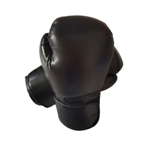 Dernier modèle 2026 : Gants de boxe d'entraînement en similicuir bleu avec fermeture Velcro pour adultes, conception à doigts complets - Product Image 3