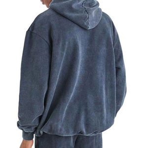 Conjunto de Sudadera con Capucha y Pantalones Deportivos para Hombre, 100% Algodón, Lavado Ácido Vintage, Personalizable, con Cordón Ajustable, de Transpirabilidad Superior y en Varias Tallas - Product Image 5