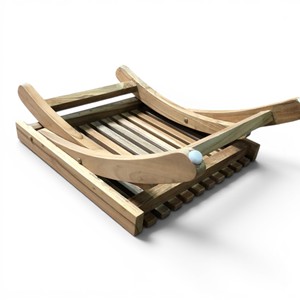 Indonesia Factory Direct Large Capacity Solid Teak Wood <b>Folding</b> <b>Coffee</b> <b>Table</b> Slatted Outdoor Patio Footrest OEM Bulk Wholesale - Product Image 3