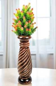 Maceta Decorativa de Madera Hecha a Mano para Interiores - Product Image 3