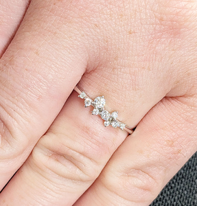 Bague vintage en diamant taille brillant, plaqué argent 925, diamant de laboratoire, bijoux de fiançailles et de mariage pour femme, certifié IGI, OEM - Product Image 4