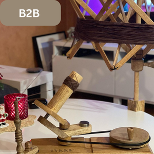 Enrollador de hilo de alta resistencia y juego de soporte de mesa para ovillos. Diseñado para uso intensivo en tiendas minoristas. Gran Oferta al por Mayor - Product Image 2