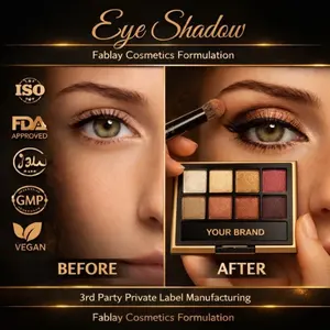 Paleta de Sombras de Ojos Multicolor de Marca Privada OEM, Paleta de Maquillaje de Ojos Mate, Brillante y de Larga Duración para Maquillaje Profesional - Product Image 3