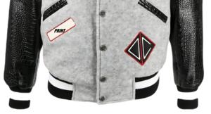 Blouson Bomber Universitaire Camouflage Personnalisé avec Manches en Cuir Véritable, Logo Avant et Fermeture Éclair – Collection Printemps 2026 – Vente en Gros - Product Image 4