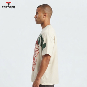 Camisetas Personalizadas para Hombre, 100% Algodón, Diseño de Logotipo Personalizado, Impresión Serigrafiada, Estilo con Letras, Tejido Pesado - Product Image 5