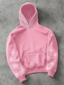 Sudadera con Capucha 100% Algodón para Mujer, Personalizada, de Invierno, Tejido de Felpa, Bordada, Tie Dye, Estilo Y2K, para Otoño - Product Image 2