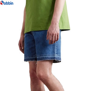 BOBBIN INDUSTRIES Salopette en jean tendance pour homme, coupe droite personnalisée, décontractée, délavée, respirante, 100% coton - Product Image 4