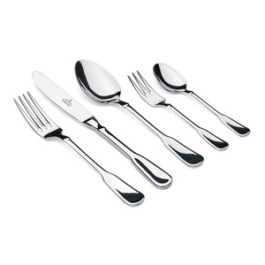 Luxury Wedding Stainless Steel Silver <b>Cutlery</b> <b>Set</b> Modern Design Durable & <b>Reusable</b> Mirror Polish - Product Image 6