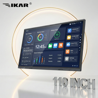 IKAR JX-E5A 110" 4K IFPD 16 Go de RAM 256 Go de ROM Android 13/12 Écran tactile infrarouge 40 points Caméra intégrée 4800W Panneau intelligent LCD
