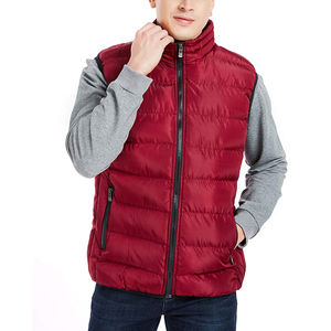 Gilet matelassé d'hiver OEM de haute qualité pour homme, coupe-vent, motif imprimé personnalisé, style streetwear, chaud et rembourré - Product Image 4