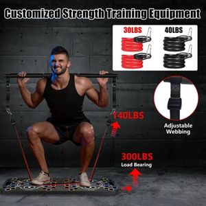 Sistema Multifunzionale per Palestra Domestica, Tavola per Flessioni per Allenamento di Forza - Product Image 4