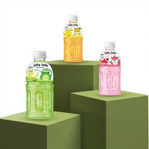 Jolly Jolly Bebida de Jugo de Frutas con Nata de Coco en Botella PET de 320 ml, Múltiples Sabores, OEM ODM, Bebida de Vietnam - Product Image 1
