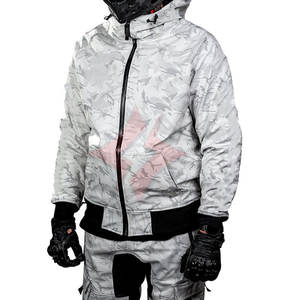 Motorcycle Hoodies Motorbike Full Protective <b>Lining</b> <b>Fleece</b> Hoodie Armorr Protective Hoodie Unisex Winter Riding % Polyester - Product Image 2