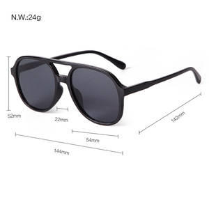 LMAMBA 22743 Fashion Trend Retro Tortoise UV400 Double Beam Shade Custom Logo Classic Unisex Oversize Square <b>Sunglasses</b> 2025 - Product Image 5