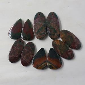 Cabujón de Piedra de Sangre Natural de Alta Calidad, Precio al por Mayor, Irfan Gems Rajasthan, Corte Ovalado de 20-40 mm, para Fabricación de Joyas, Anillos y Colgantes - Product Image 2