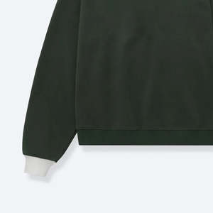 Winter <b>Mock</b> <b>Neck</b> High Collar Slim Fit Printed Fleece Knitwear <b>Top</b> Front Logo Custom Anti-pilling Breathable Quick Dry Women's - Product Image 4