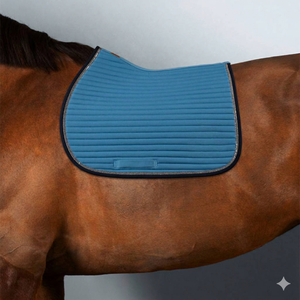 BRAND ZONE Tapis de selle polyvalent personnalisé confortable pour dressage et équitation anglaise, en velours avec rembourrage en mousse de polyester - Product Image 6