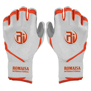 OEM Custom <b>Baseball</b> Batting <b>Gloves</b> Premium Cabretta Leather Anti-Slip Grip Lightweight Adult Youth Sports <b>Gloves</b> - Product Image 4