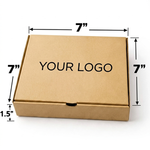 Caja de Cartón Corrugado Personalizada para Pizza de 10-20 Pulgadas, Impresión Flexográfica de 1.5mm, Embalaje para Envío, Venta al Por Mayor Directa de Fábrica OEM - Product Image 3