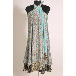 Falda Cruzada de Seda con Estampado Floral Vintage para Mujer, Hecha a Mano, Personalizada, Estilo Boho, Elegante, Cintura Natural, Largo hasta el Tobillo, para Todas las Temporadas - Product Image 3