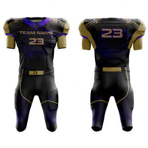 Uniforme de Fútbol Americano Personalizado de Estilo Único, Uniforme Deportivo Transpirable, Servicio OEM Disponible, Nuevo Diseño - Product Image 1