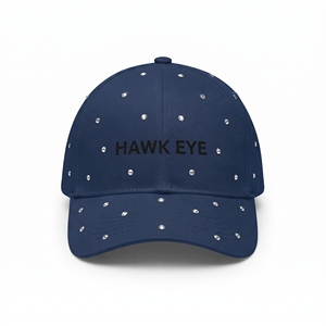 Gorra Trucker Hawk Eye Azul de 6 Paneles, Ajustable, con Malla Frontal y Bordado, Unisex, Estilo Casual - Product Image 4