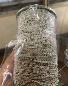 Hilos Metálicos de Oro y Plata de Primera Calidad, Flecos y Borlas de Hilo de Mylar para Prendas Religiosas - Product Image 1