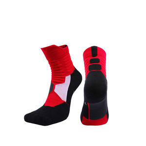Superior Quality Gym Fitness Workout & Outdoor Sports Training Competition Wear <b>Socks</b> Quick Dry Cotton Knitted Soccer <b>Socks</b> - Product Image 1