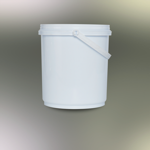 Wholesale 4L Custom White Plastic Bucket Chemical Sealed Packaging Cylinder Design <b>Drums</b> Pails Barrel 189 x 166 x 203 mm - Product Image 2