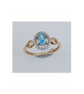 Elegant Women's Engagement <b>Ring</b> 18K Rose Gold Prong Setting Trendy Design Versatile Accessory for All Occasions <b>Indian</b> Supplier - Product Image 2