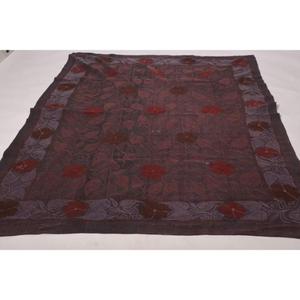 ผ้าห่มปักลายโบโฮ คันธา ซูซานี ทำมือ ผ้าฝ้ายวินเทจลายดอกไม้ เป็นมิตรกับสิ่งแวดล้อม ซักได้ ใช้ได้ทุกฤดู ผ้าคลุมเตียงอินเดีย ผ้าคลุมบ้าน - Product Image 2