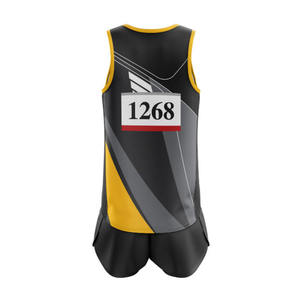 Conjunto Deportivo de Secado Rápido en Contraste de Color para Gimnasio, Camisetas y Pantalones Cortos para Maratón, Ropa Deportiva para Atletismo, Uniformes para Correr - Product Image 1