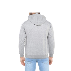 Sweat à capuche d'hiver américain personnalisé avec logo OEM pour hommes et femmes, grandes tailles, en coton tricoté avec empiècements latéraux en coton - Product Image 5