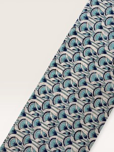Tela de Algodón Estampada a Mano Azul, Textil con Estampado Floral Sanganeri por Metro, Tela 100% Algodón Indio para Confección de Vestidos - Product Image 3