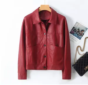 Chaqueta de Cuero para Hombre en Oferta, Diferentes Estilos, Chaqueta de Cuero para Hombre de Estilo Popular para Otoño - Product Image 4