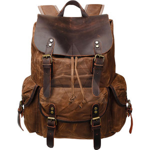 New Arrival Light Weight Leather <b>Backpacks</b> Customized Size & Logo Wholesale Leather <b>Backpacks</b> - Product Image 1