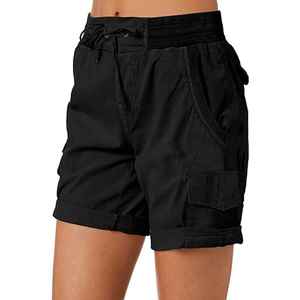 Custom Logo Women's Mid Waist Skinny Fit Stretch Gym Shorts Lightweight Eco-Friendly Moisture Wicking Yoga Running Fitness Wear - Product Image 1