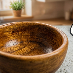 Bol en bois d'acacia de petite taille, design européen écologique - Bon prix, nouveau produit - Product Image 5