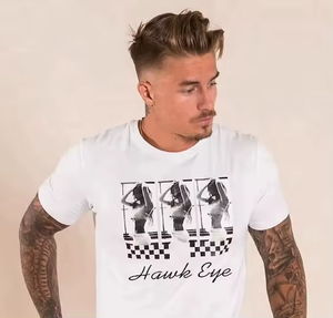 180GSM High Quality Comfortable t Shirt Blank Plain Black Crew Neck T-shirt 100% Cotton Wholesale <b>Tshirt</b> for Men - Product Image 3