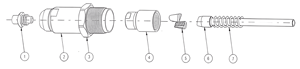 Alva Engineers Cherry <b>Nut</b> Plate Pulling Heads Pneumatic <b>Riveter</b> Lightweight - Product Image 4