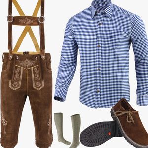 Traje de Cuero Alpino para Hombre para el Oktoberfest - Conjunto Tradicional Bávaro - Product Image 1