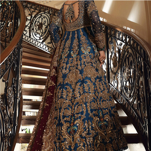 Vestidos de Fiesta para Bodas Pakistaníes, Trajes de Boda Festivos, Traje Shalwar Kameez, Traje Anarkali Indio Sólido Listo para Usar para Mujer - Product Image 3