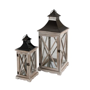 Lanterne à bougie en bois de qualité supérieure pour la décoration de la maison, les centres de table de mariage, les présentations de fêtes et la décoration intérieure chaleureuse - Product Image 6