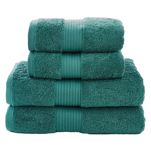 ชุดผ้าขนหนูโรงแรมพรีเมียม 100% ผ้าฝ้ายย้อมเส้นด้ายแบบ Zero Twist เนื้อนุ่ม ลาย Jacquard สำหรับสปาและอาบน้ำ - Product Image 1